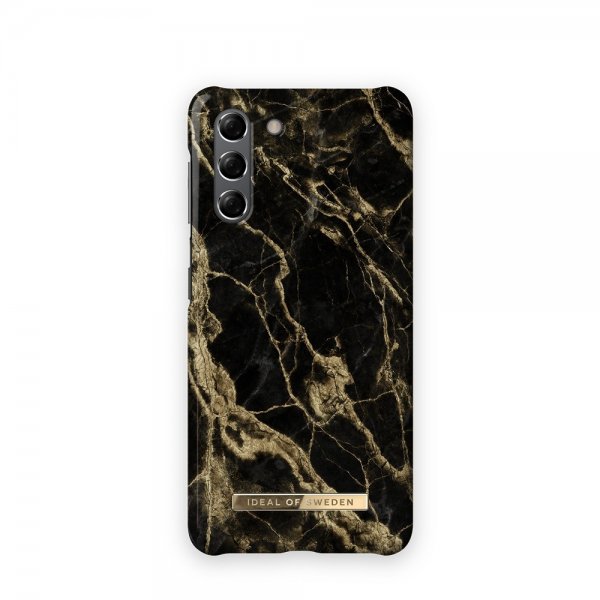 Ideal of Sweden Samsung Galaxy S21 Skal Fashion Case Golden Smoke Marble