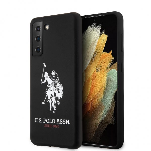 U.S. Polo Samsung Galaxy S21 Skal Silicone Logo Svart