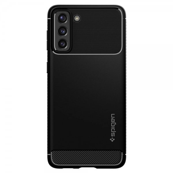 Spigen Samsung Galaxy S21 Skal Rugged Armor Matte Black