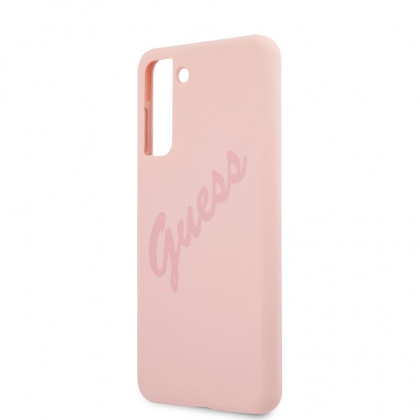 Guess Samsung Galaxy S21 Skal Vintage Logo Rosa