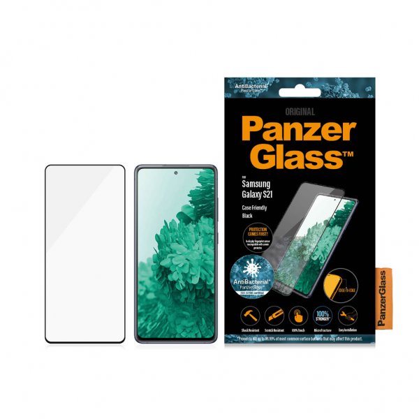 PanzerGlass Samsung Galaxy S21 Skärmskydd Case Friendly