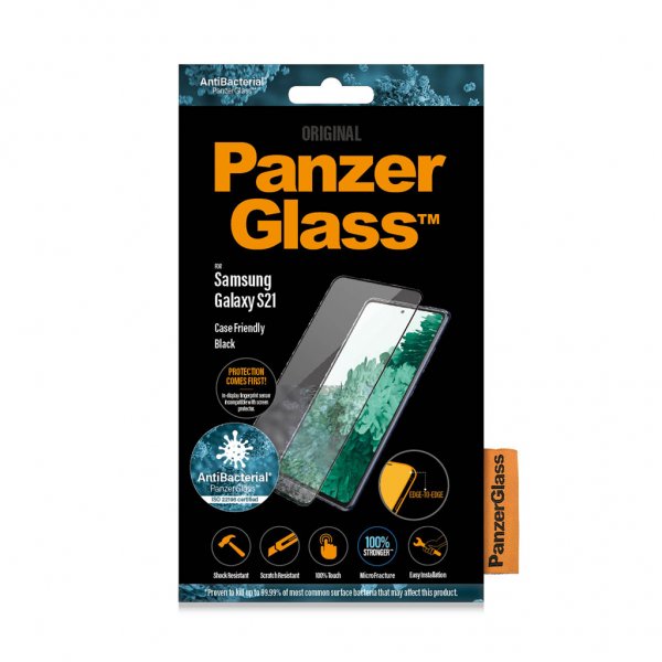 PanzerGlass Samsung Galaxy S21 Skärmskydd Case Friendly