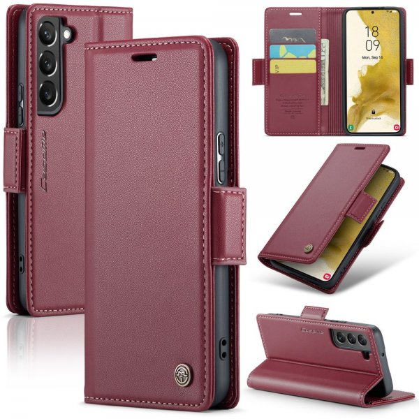 CaseMe Samsung Galaxy S22 Fodral 023 Series Röd