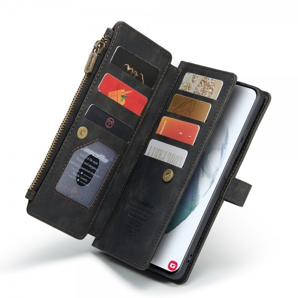 CaseMe Samsung Galaxy S22 Fodral C30 Series Svart