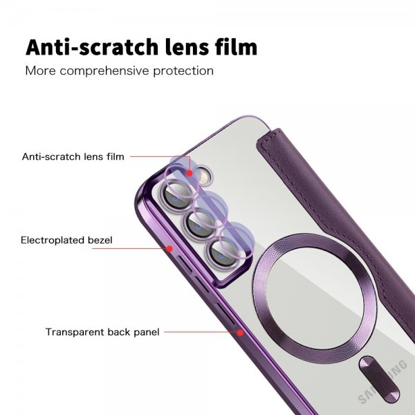 Samsung Galaxy S22 Fodral MagSafe Lila