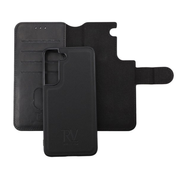 Rvelon Samsung Galaxy S22 Fodral Magnetiskt Avtagbart Skal Svart