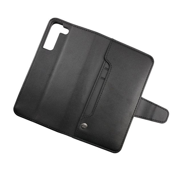 Rvelon Samsung Galaxy S22 Fodral Utfällbart Kortfack Svart