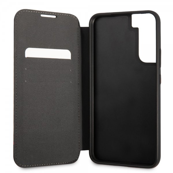 BMW Samsung Galaxy S22 Plus Fodral Tricolor Stripe Carbon Svart