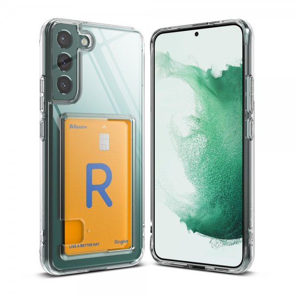 Ringke Samsung Galaxy S22 Plus Skal Fusion Card Clear