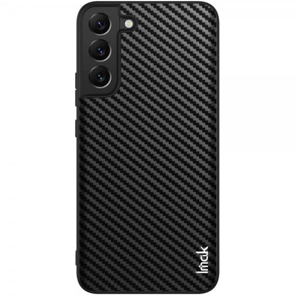 Imak Samsung Galaxy S22 Plus Skal LX-5 Series Kolfibertextur Svart