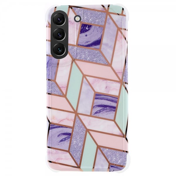 Samsung Galaxy S22 Plus Skal Marmor Lila