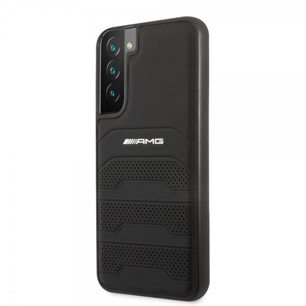 AMG Samsung Galaxy S22 Skal Debossed Lines Svart