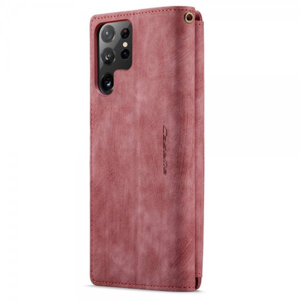CaseMe Samsung Galaxy S22 Ultra Fodral C30 Series Röd