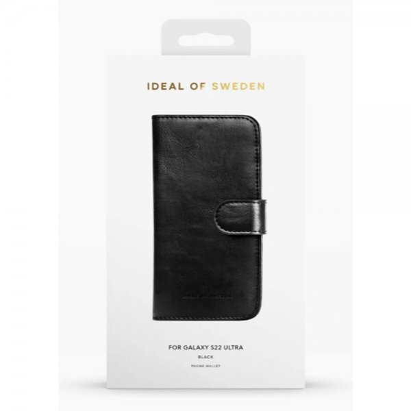 Ideal of Sweden Samsung Galaxy S22 Ultra Fodral Magnet Wallet+ Svart