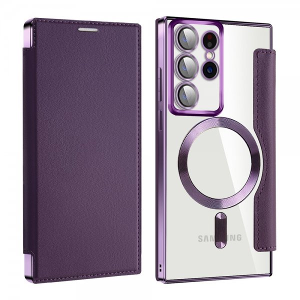 Samsung Galaxy S22 Ultra Fodral MagSafe Lila