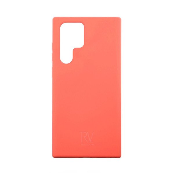 Rvelon Samsung Galaxy S22 Ultra Skal Silikon Rosa