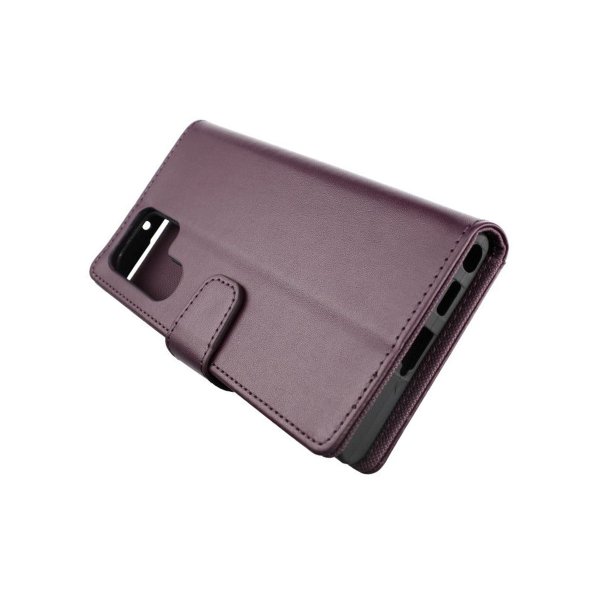 Rvelon Samsung Galaxy S22 Ultra Fodral Utfällbart Kortfack Lila