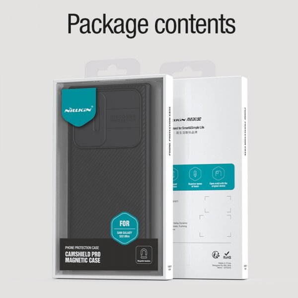 Nillkin Samsung Galaxy S22 Ultra Skal CamShield Pro MagSafe Svart