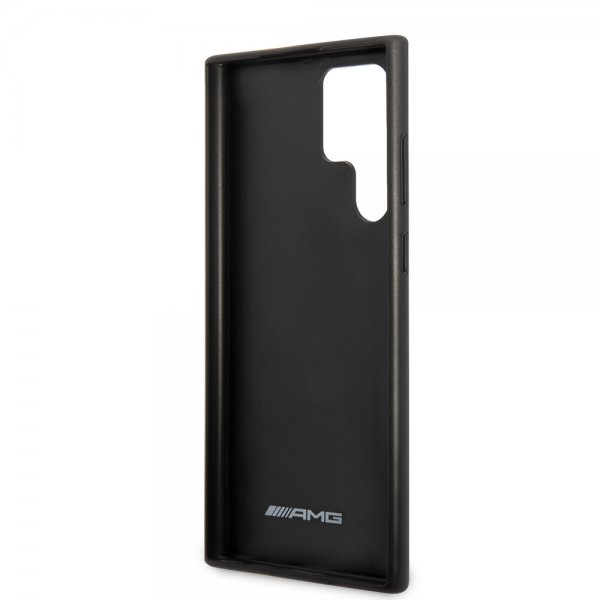 AMG Samsung Galaxy S22 Ultra Skal Debossed Lines Svart