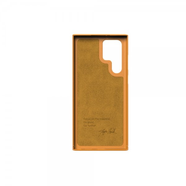 Nudient Samsung Galaxy S22 Ultra Skal Thin Case V3 Saffron Yellow