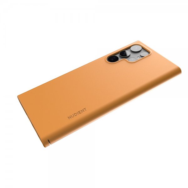 Nudient Samsung Galaxy S22 Ultra Skal Thin Case V3 Saffron Yellow