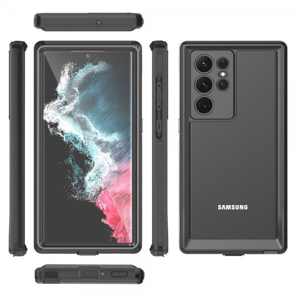 Redpepper Samsung Galaxy S22 Ultra Skal Vattentåligt IP68 Svart