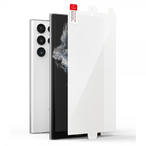 Ringke Samsung Galaxy S22 Ultra Skärmskydd Dual Easy Film 2-pack