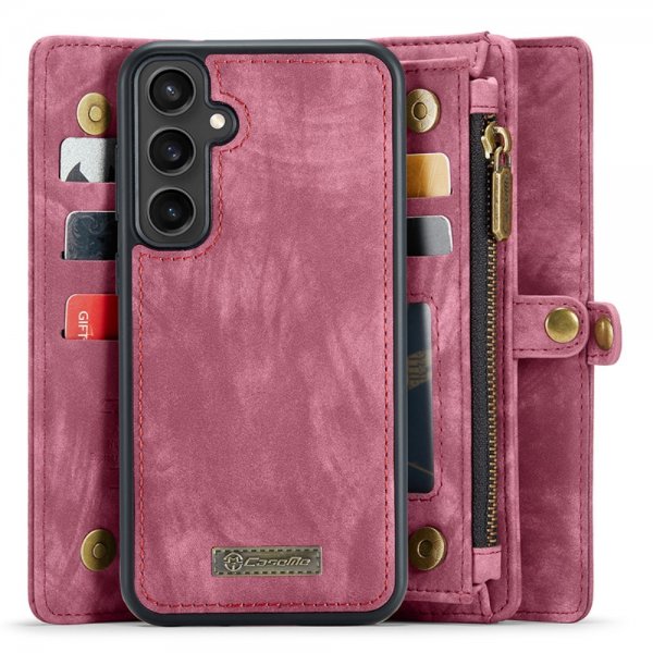 CaseMe Samsung Galaxy S23 FE Fodral 008 Series Löstagbart Skal Röd