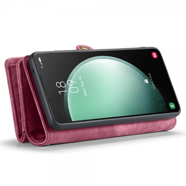 CaseMe Samsung Galaxy S23 FE Fodral 008 Series Löstagbart Skal Röd