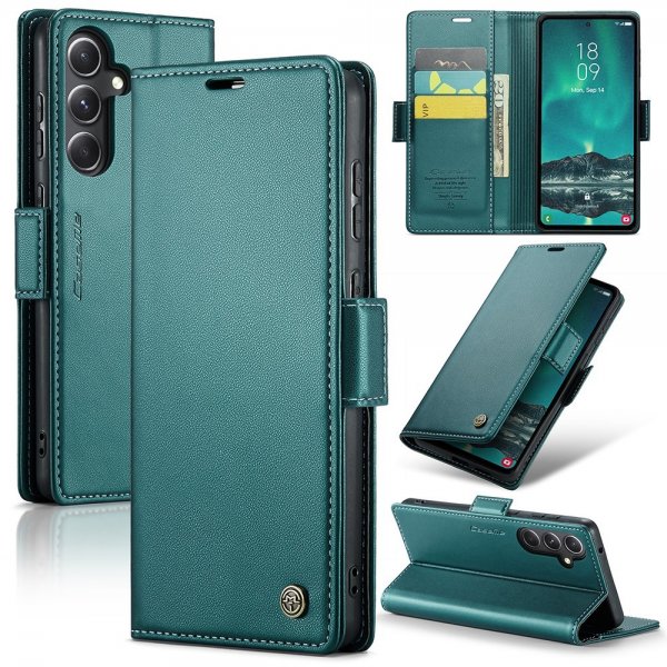 CaseMe Samsung Galaxy S23 FE Fodral 023 Series Grön