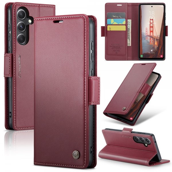 CaseMe Samsung Galaxy S23 FE Fodral 023 Series Röd