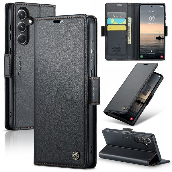 CaseMe Samsung Galaxy S23 FE Fodral 023 Series Svart