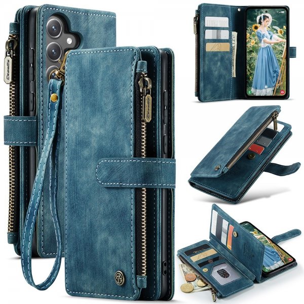 CaseMe Samsung Galaxy S23 FE Fodral C30 Series Blå