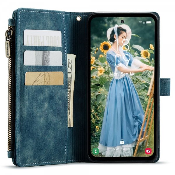 CaseMe Samsung Galaxy S23 FE Fodral C30 Series Blå