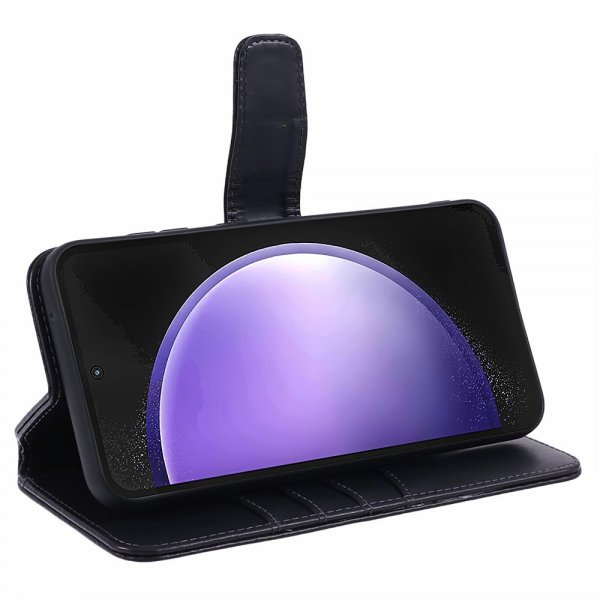 Nordic Covers Samsung Galaxy S23 FE Fodral Essential Leather Raven Black