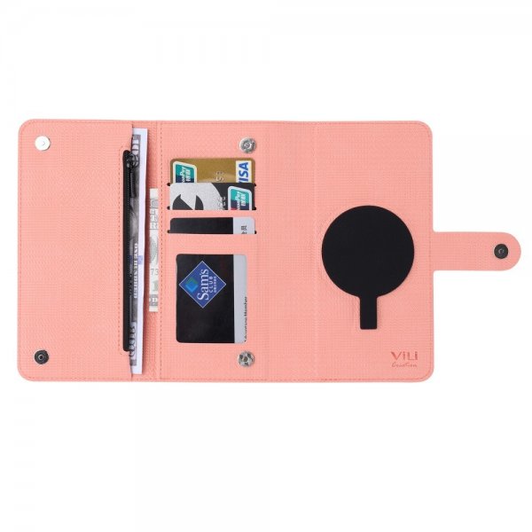 VILI Samsung Galaxy S23 FE Fodral med Löstagbart Skal GHB Series MagSafe Rosa
