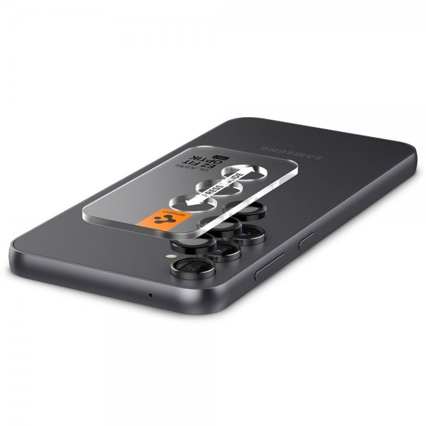 Spigen Samsung Galaxy S23 FE Kameraskydd Glas.tR EZ Fit Optik Pro 2-pack Svart