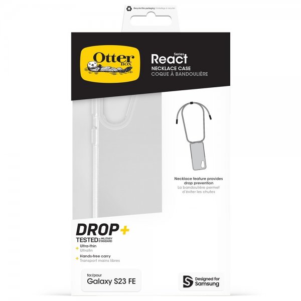Otterbox Samsung Galaxy S23 FE Skal React Necklace Clear