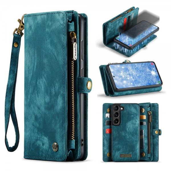 CaseMe Samsung Galaxy S23 Fodral 008 Series Löstagbart Skal Petrol