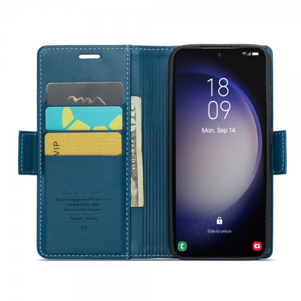 CaseMe Samsung Galaxy S23 Fodral 023 Series Blå