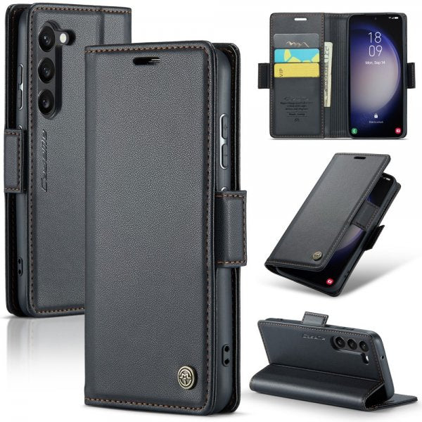 CaseMe Samsung Galaxy S23 Fodral 023 Series Svart