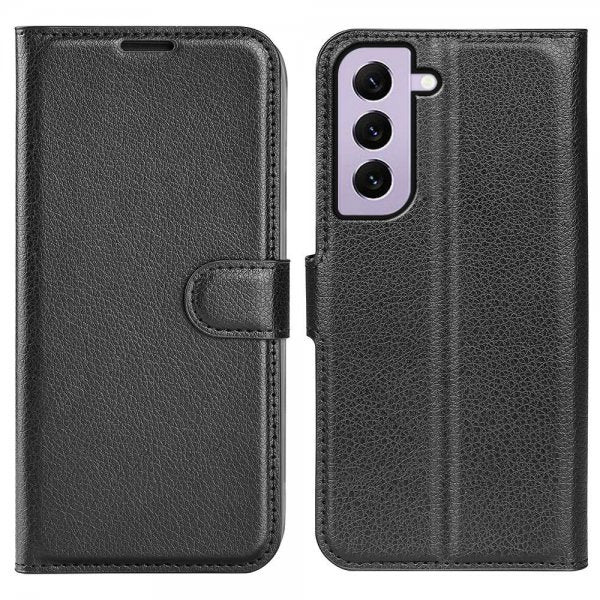 Nordic Covers Samsung Galaxy S23 Fodral Litchi Raven Black