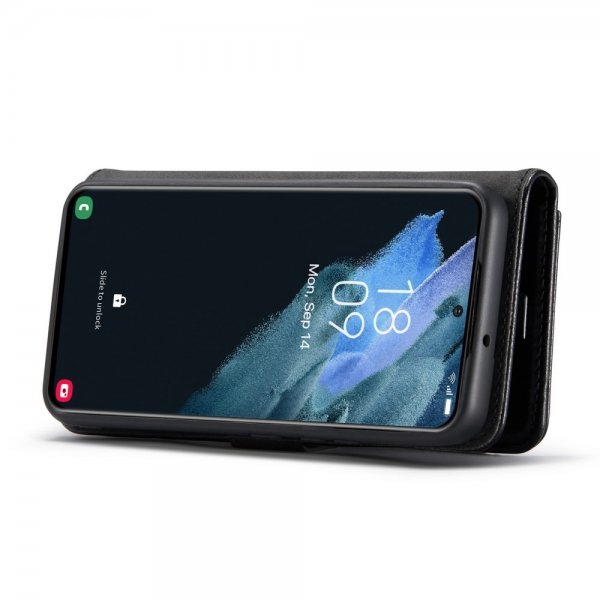 Dg.Ming Samsung Galaxy S23 Fodral med Löstagbart Skal Svart