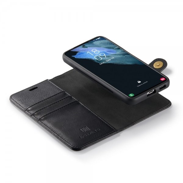 Dg.Ming Samsung Galaxy S23 Fodral med Löstagbart Skal Svart