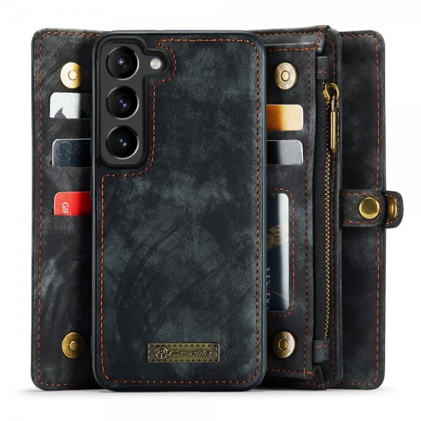 CaseMe Samsung Galaxy S23 Plus Fodral 008 Series Löstagbart Skal Svart