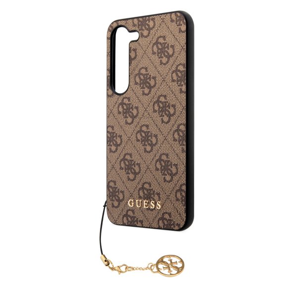 Guess Samsung Galaxy S23 Plus Skal 4G Charms Brun