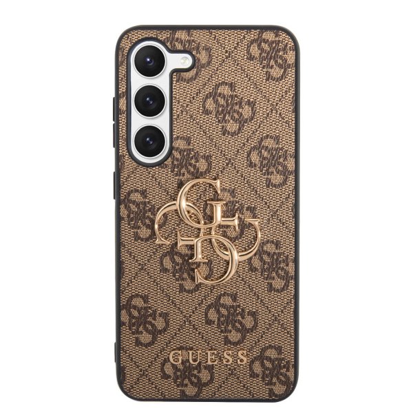 Guess Samsung Galaxy S23 Plus Skal 4G Logo Brun