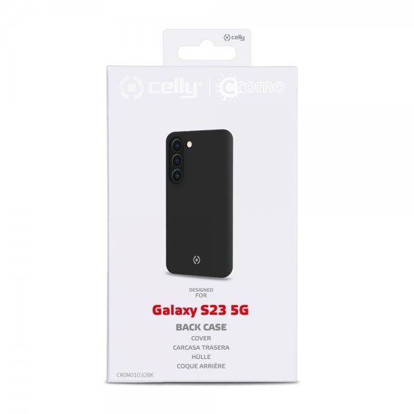 Celly Samsung Galaxy S23 Skal CROMO Svart