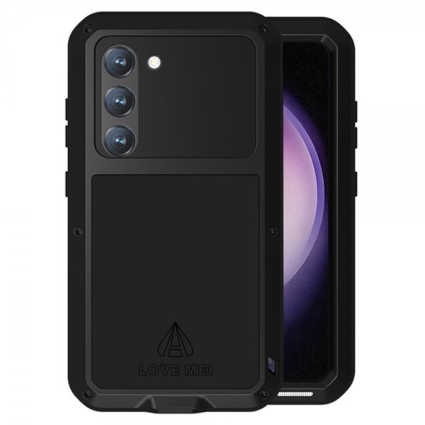 Love Mei Samsung Galaxy S23 Skal Powerful Case Svart