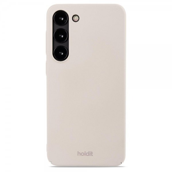 holdit Samsung Galaxy S23 Skal Slim Case Light Beige